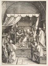 Der Tod der Jungfrau, aus Das Leben der Jungfrau, 1510