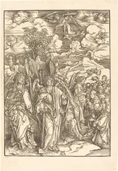 Die vier Engel, die die Winde halten
