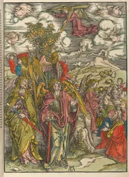 Die vier Engel, die die Winde halten