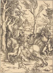 Der Ritter zu Pferd und der Landsknecht
