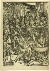 Das Martyrium des Heiligen Johannes, aus der Apokalypse