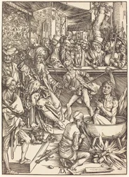 Das Martyrium des heiligen Johannes des Evangelisten