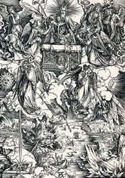 Die sieben Trompeten werden den Engeln gegeben, 1498, 1906