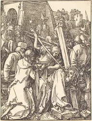 Die kleine Passion: Christus trägt das Kreuz