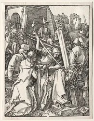 Die Kleine Passion: Christus trägt das Kreuz, 1509