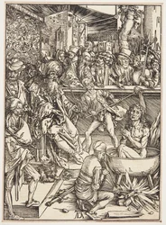 Die Folterung des heiligen Johannes des Evangelisten