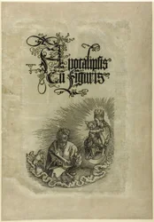 Die Jungfrau erscheint dem Heiligen Johannes, aus der Apokalypse