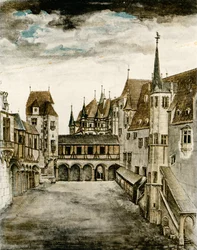 Ansicht des Burghofs
