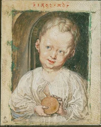 Christkind mit der Weltkugel