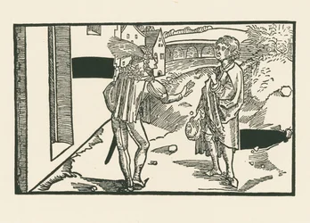 Phaedria und Parmeno, um 1492-93