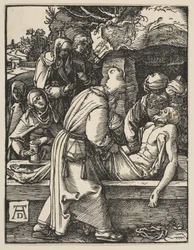 Die Kreuzabnahme, aus der Kleinen Passion, um 1509