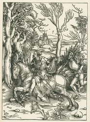 Der Ritter und der Landsknecht, ca. 1496