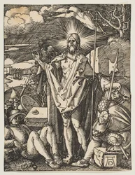 Die Auferstehung, aus der Kleinen Passion, ca. 1510