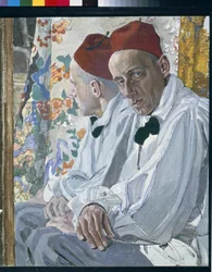 Porträt des Theaterproduzenten Wsewolod Meyerhold (1874-1940)