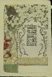 Theaterprogramm für das Theaterstück Faust, 1902