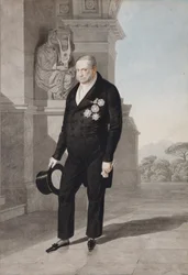 Porträt von König Franz I. der Beiden Sizilien 1777-1830, 1825