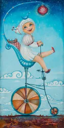 Verspielte Kindersternfahrt