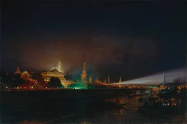Illumination des Moskauer Kremls, 1883