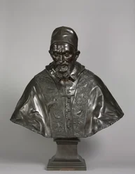 Porträt von Papst Innozenz X. Pamphili (1647-1648, gegossen 1650-1700)