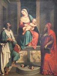 Madonna mit Kind und Heiligen