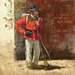 Garibaldianischer Freiwilliger der Römischen Republik