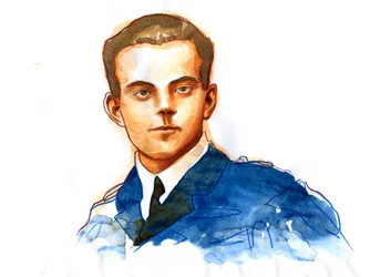 Porträt von Antoine de Saint-Exupéry