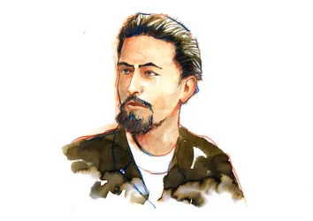 Porträt von Anton Tschechow