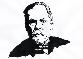 Porträt von Louis Pasteur (1822-1895), englischer Chemiker und Mikrobiologe.