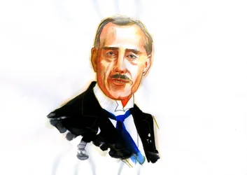 Porträt des französischen Physikers Maurice de Broglie (1875-1960)