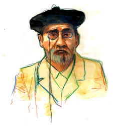 Porträt des französischen Schriftstellers Émile Zola (1840-1902)