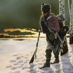 Rückzug eines Infanteristen während des Russlandfeldzugs 1812, 2018