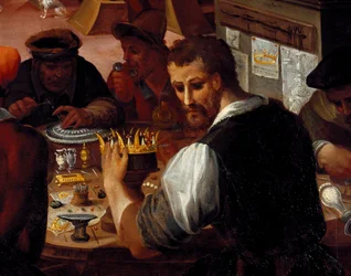 Die Werkstatt des Goldschmieds (Detail)