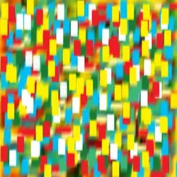 Vertikaler Pointillismus Gelb, 2019