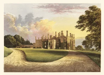 Eggesford House, Devon, England, 1880 (Gravur)