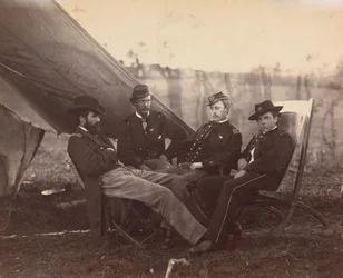[Vier Offiziere], ca. 1864