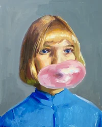 Kaugummi-Mädchen