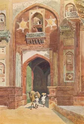 Agra Fort - Innerhalb des Delhi-Tors, ca. 1880-1905