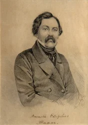 Porträt des Malers Vasily Fyodorovich Georg Wilhelm Timm 1820-1895