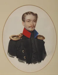 Porträt von Platon Iwanowitsch Panschin 1817-1863, 1841