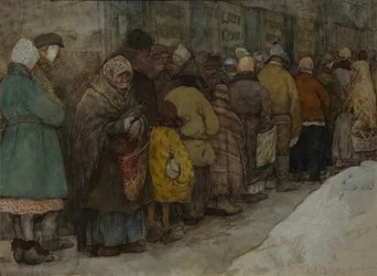 Die Warteschlange, ca. 1921
