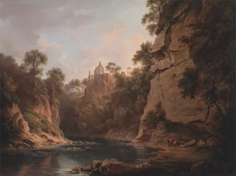 Hawthornden Castle, in der Nähe von Edinburgh