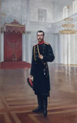 Porträt von Kaiser Nikolaus II. 1868-1918, 1898