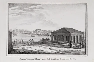 Hütte von Peter dem Großen, Serie Ansichten von Sankt Petersburg, 1820er Jahre