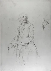 Porträt von Francois Boucher (1703-70)