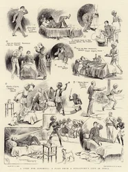 Ein Heilmittel gegen Schlaflosigkeit, eine Seite aus dem Leben eines Subalterns in Indien