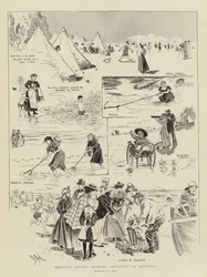 Feriennotizen, Skizzen am Meer in Norfolk