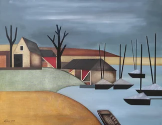 Ruhiger Dorfhafen