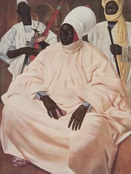 Barma Mata, Sultan von Zinder (Studie für das Porträt), aus Dessins et Peintures d