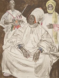 Barma Mata, Sultan von Zinder, aus Dessins et Peintures d