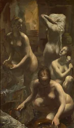 Badende Nackte, 1929